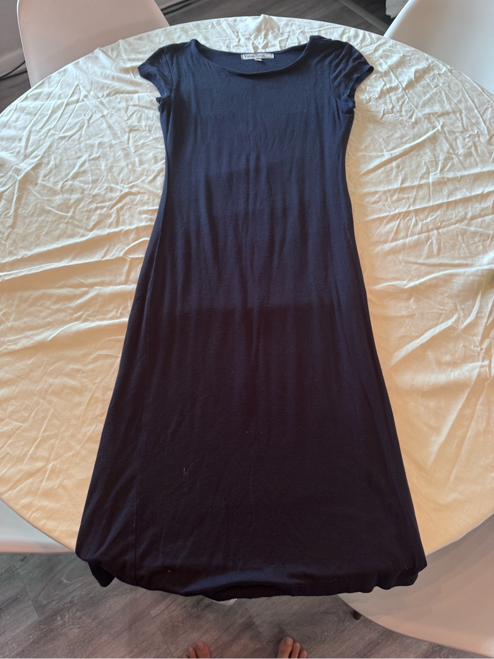 Velvet Torch Dark Navy Midi Dress